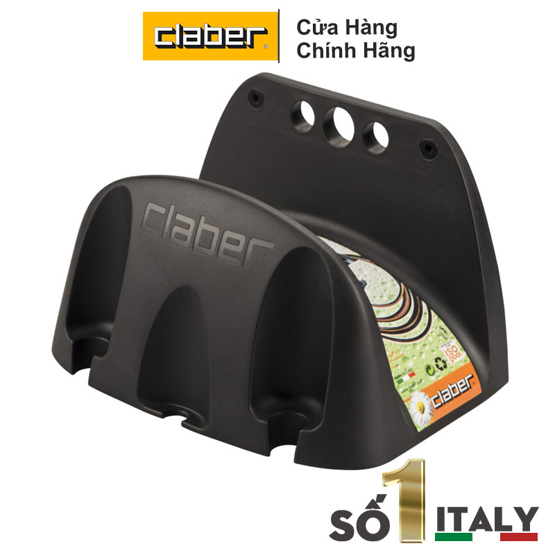 MÁNG TREO ỐNG NƯỚC TƯỚI CÂY CLABER ECO 0 8866, Nhựa PP, Treo Được 20 Mét Ống Phi 12mm Và 3 Vòi Tưới Cây