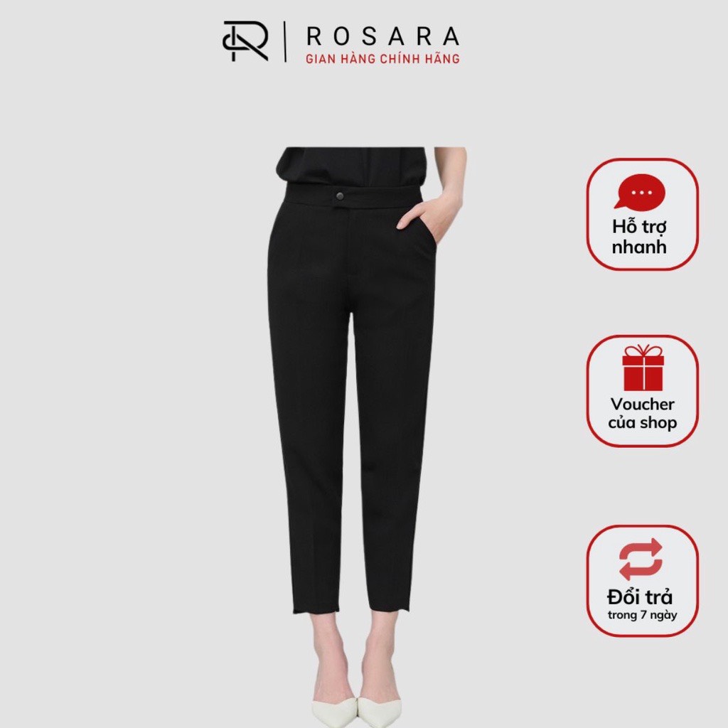 QUẦN ÂU NỮ CÔNG SỞ THIẾT KẾ ỐNG ĐỨNG ROSARA SP94