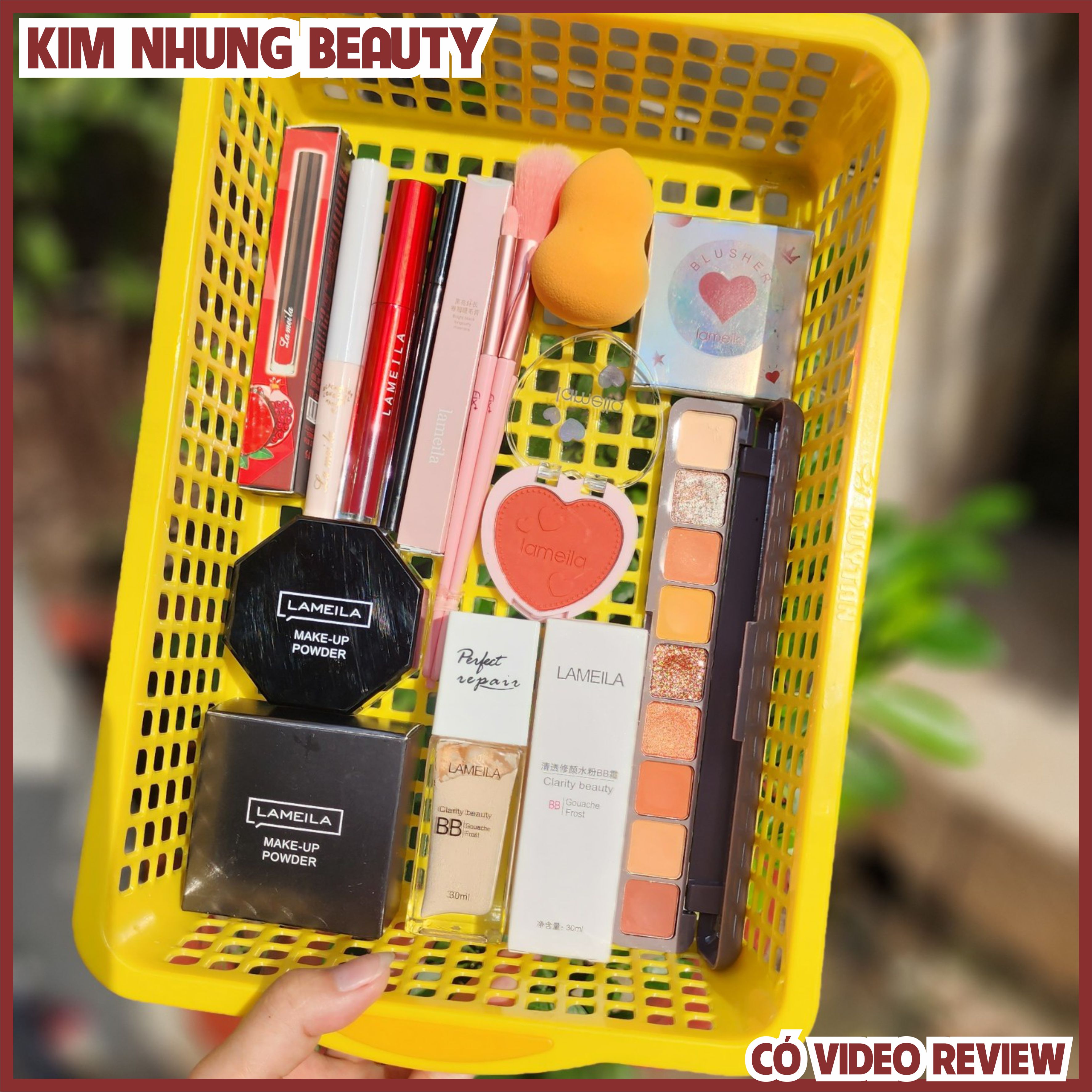 Bộ trang điểm makeup đầy đủ cho người mới học