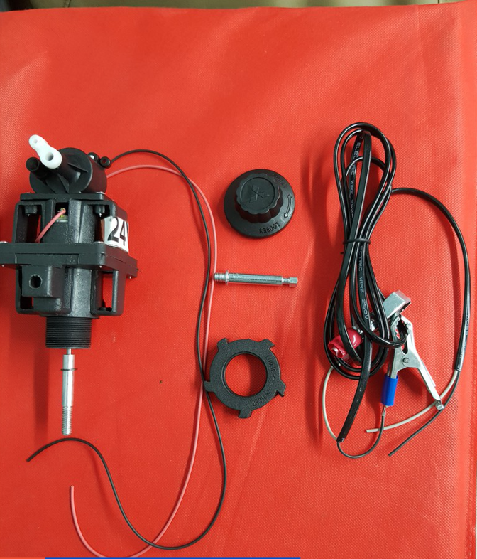 Động cơ quạt kẹp bình ắc quy 24V DC có chổi than - Đầu quạt/ mô tơ quạt kẹp bình ắc quy 24V DC có chổi than