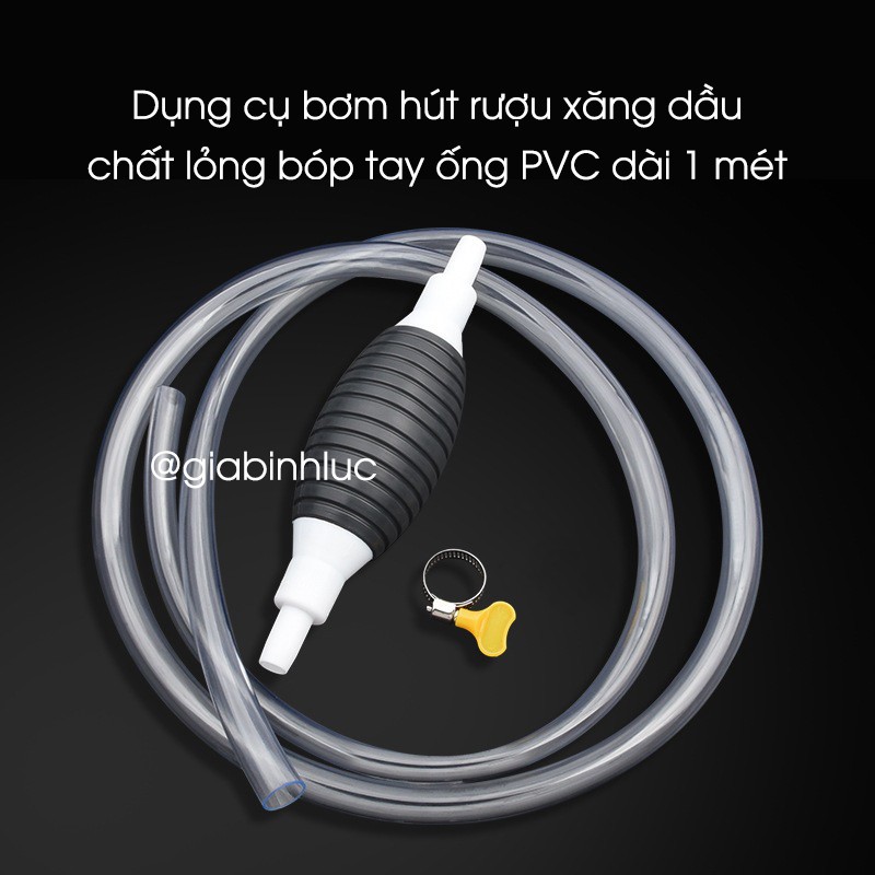 Vòi hút chất lỏng bóp tay siêu tiện lợi 🔥 🔥 🔥 Dụng cụ hút chất lỏng bóp tay siêu tiện lợi ống nhựa dẻo