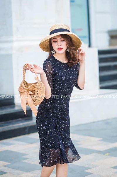 Váy thiết kế nhún eo xinh xắn- GBeauty
