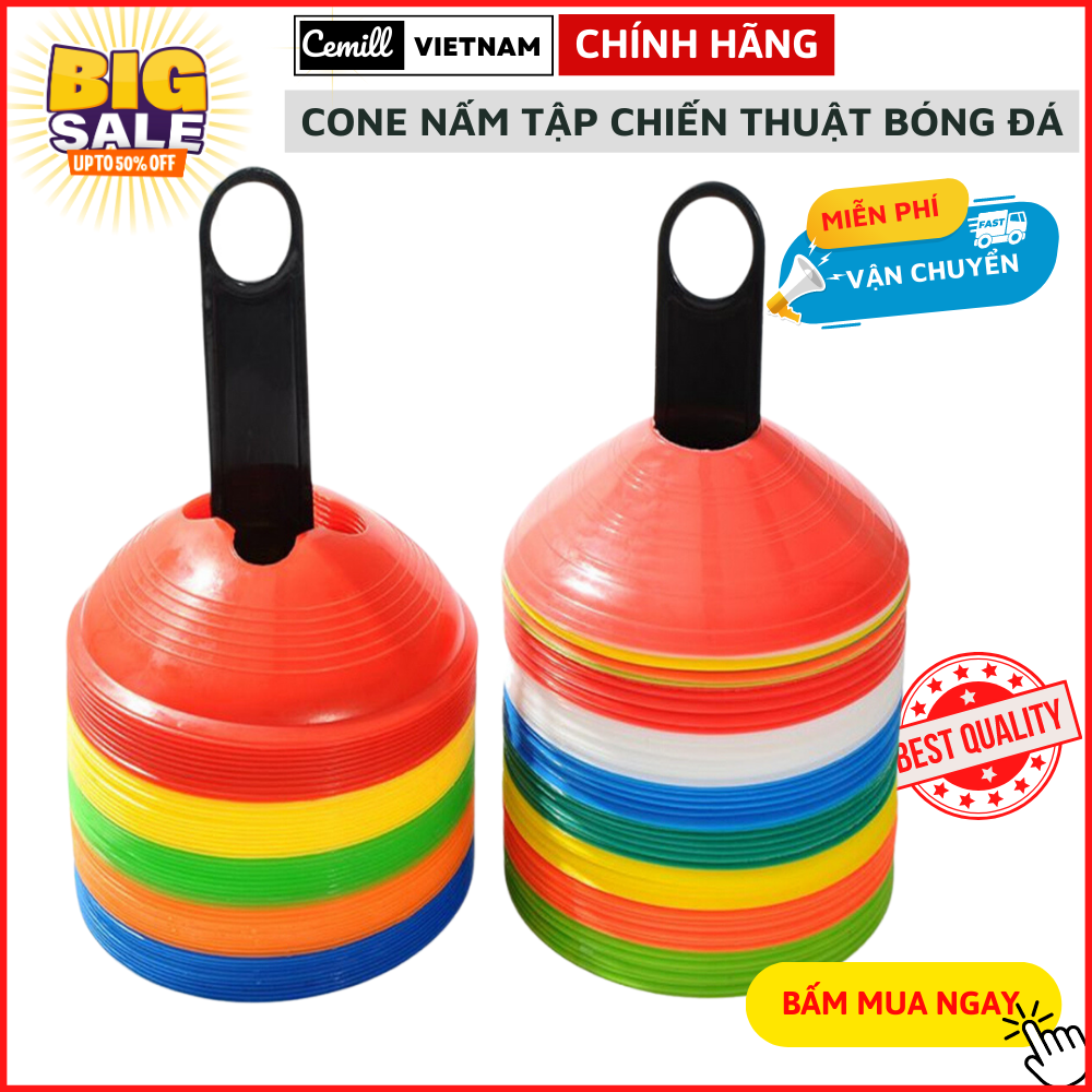 Nấm tập chiến thuật bóng đá - chướng ngại vật bóng đá - mắc cơ tập bóng