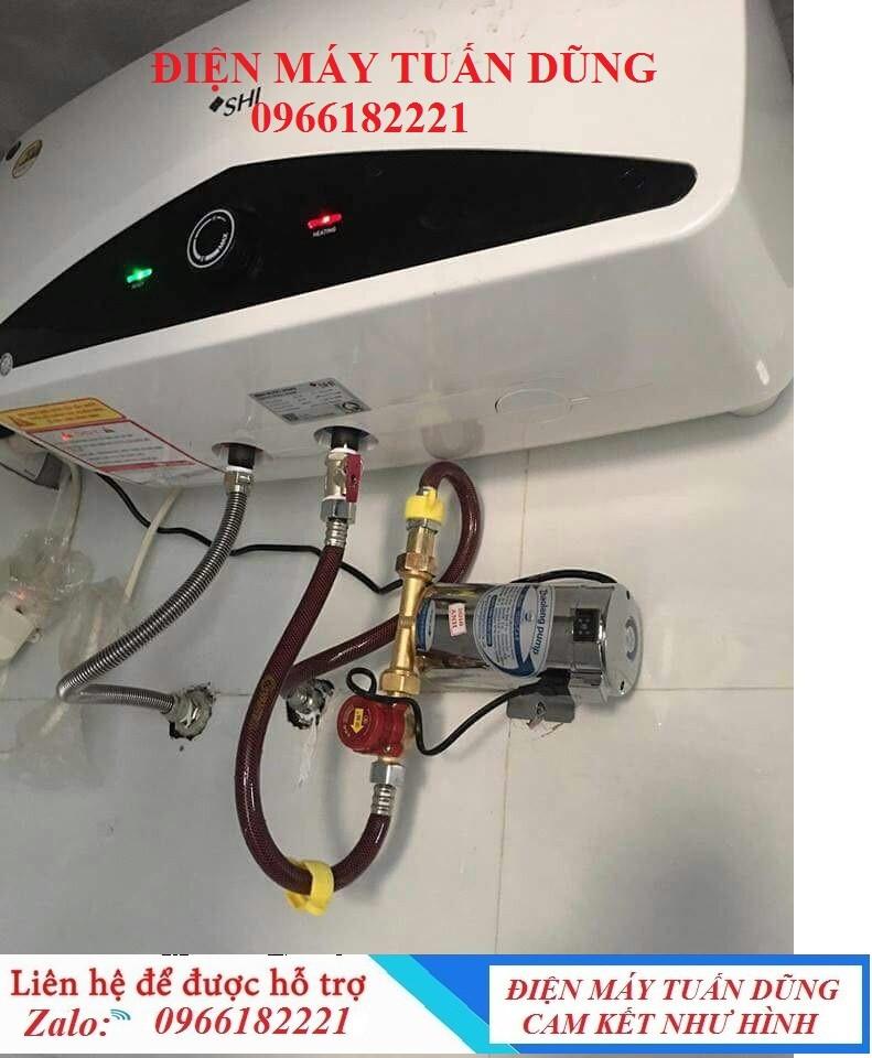 Máy bơm áp lực có rơ le tự động 220v - MÁY BƠM TĂNG ÁP CHO MÁY GIẶT, BÌNH NÓNG LẠNH, VÒI SEN