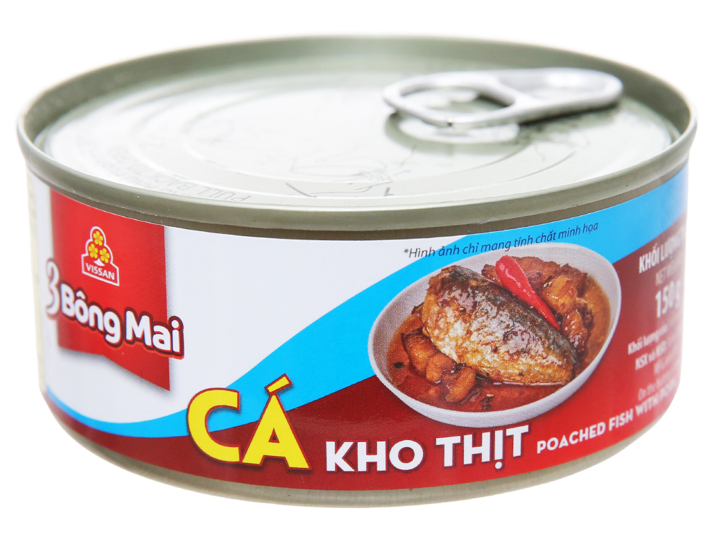 Cá kho thịt 3 bông mai 150g