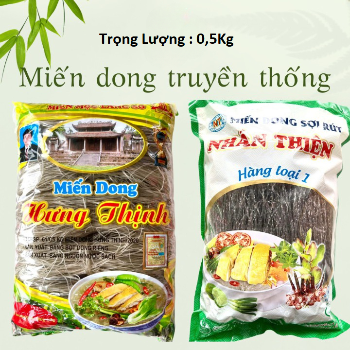 Miến dong hưng thịnh gói 500g/bịch - loại đặc biệt