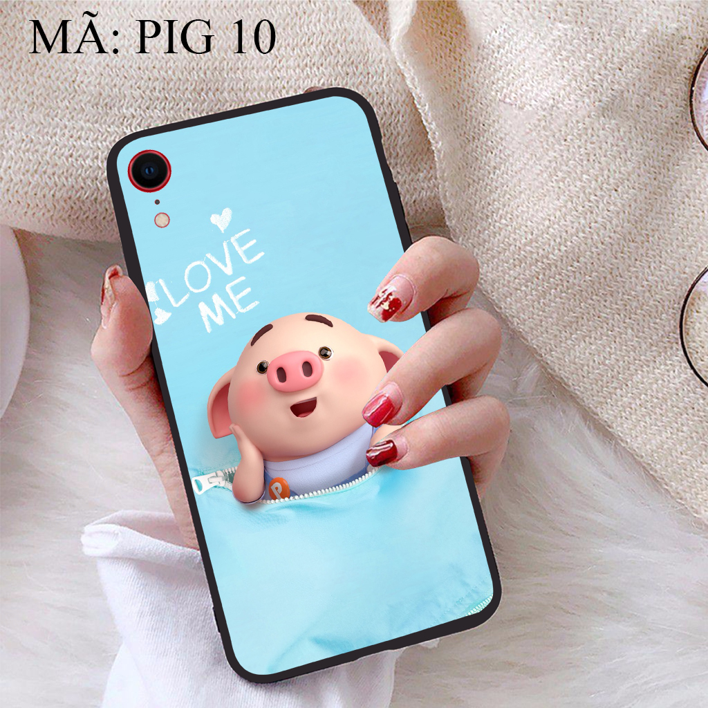 Ốp lưng iphone xr viền dẻo tpu bst pig cute