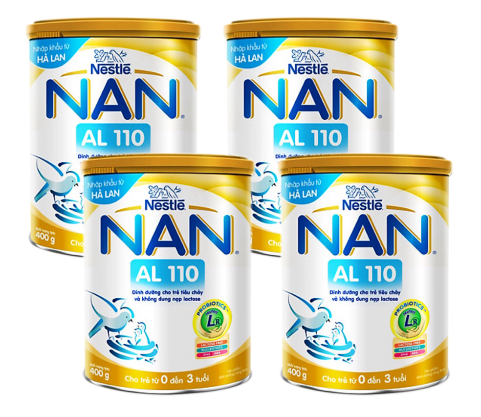 Combo 4 lon sữa nan al 110 date 2023