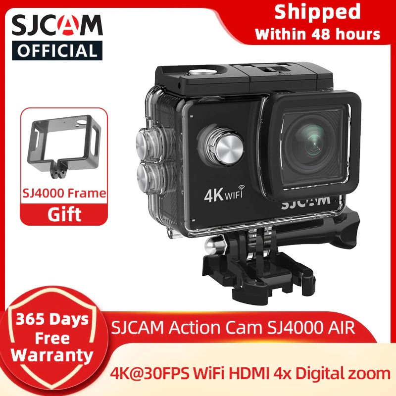 Camera hành trình SJCAM SJ4000 AIR 4K WiFi - Hãng phân phối chính thức Camera hành động SJ4000 AIR 4K 30PFS 1080P HD 4x Zoom kỹ thuật số WIFI - Hàng nhập khẩu , chống nước chống rung tuyệt đối.