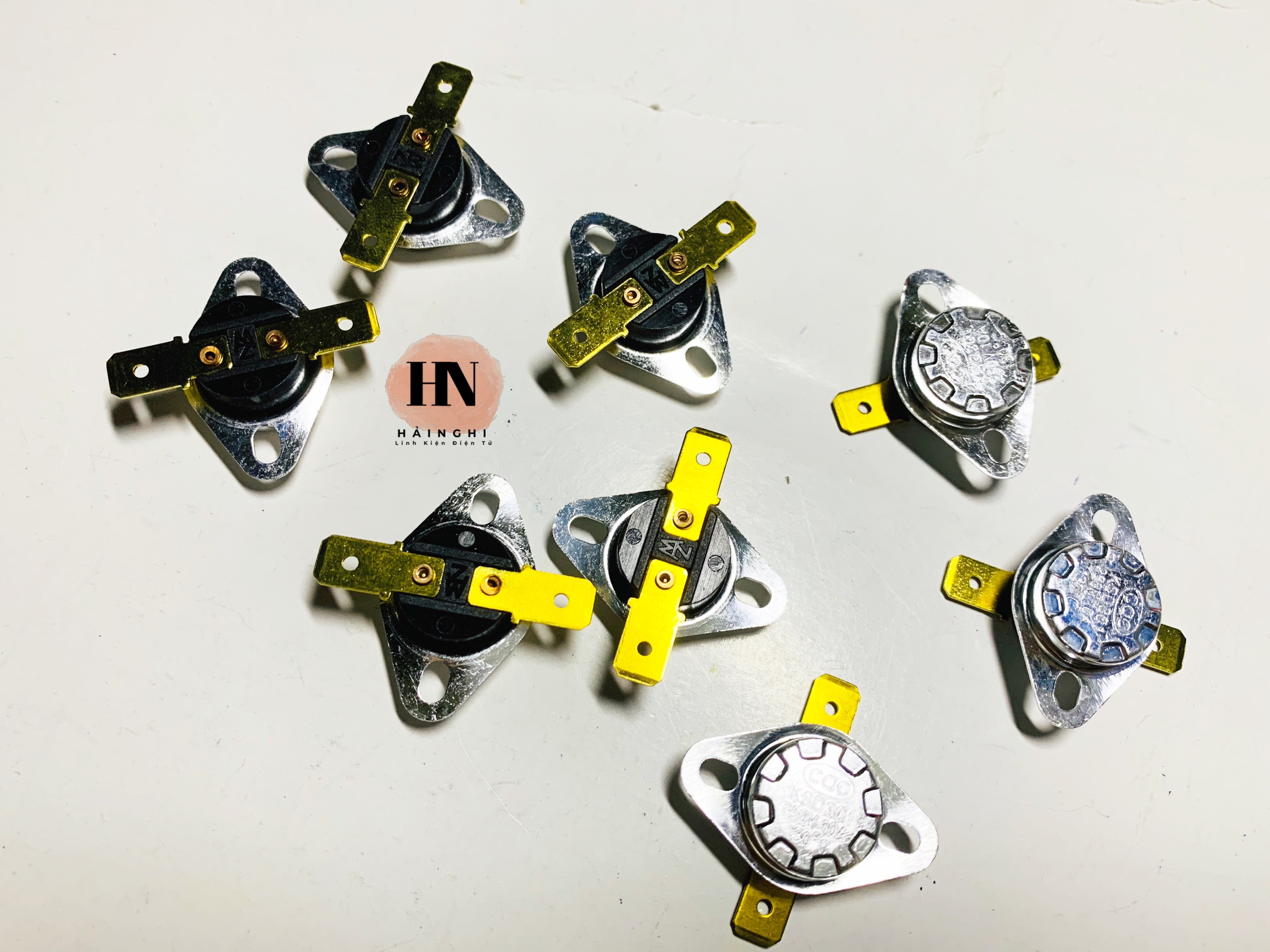 Rờ le sò nhiệt 2 chiếc - 60 độ -> 250 độ đế nhựa và sứ