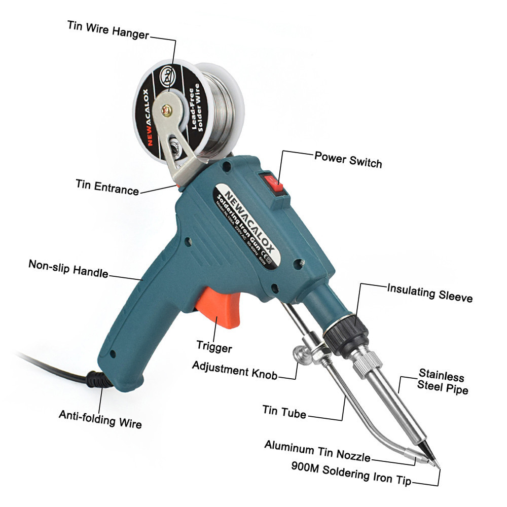 mỏ hàn thiếc - mỏ hàn tự động đẩy thiếc cao cấp