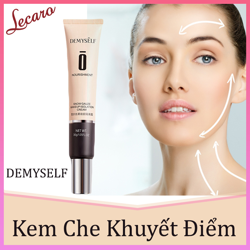 [HCM][MẪU MỚI] Demyself Kem Che Khuyết Điểm Kem Lót Che Khuyết Điểm Cho Da Dầu Mụn Mịn Nhẹ ?Kiềm Dầu Như Phấn Nền Kem Dưỡng Chống Nắng Lecaro