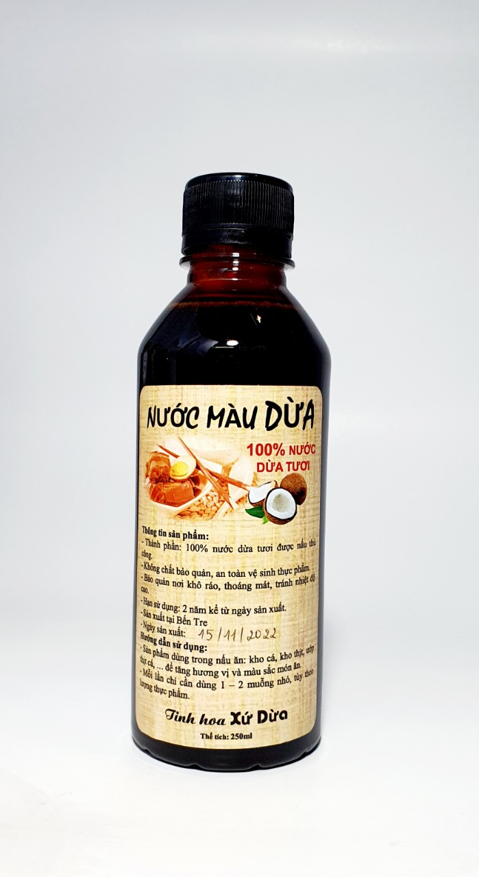Nước màu dừa nguyên chất, 250ml