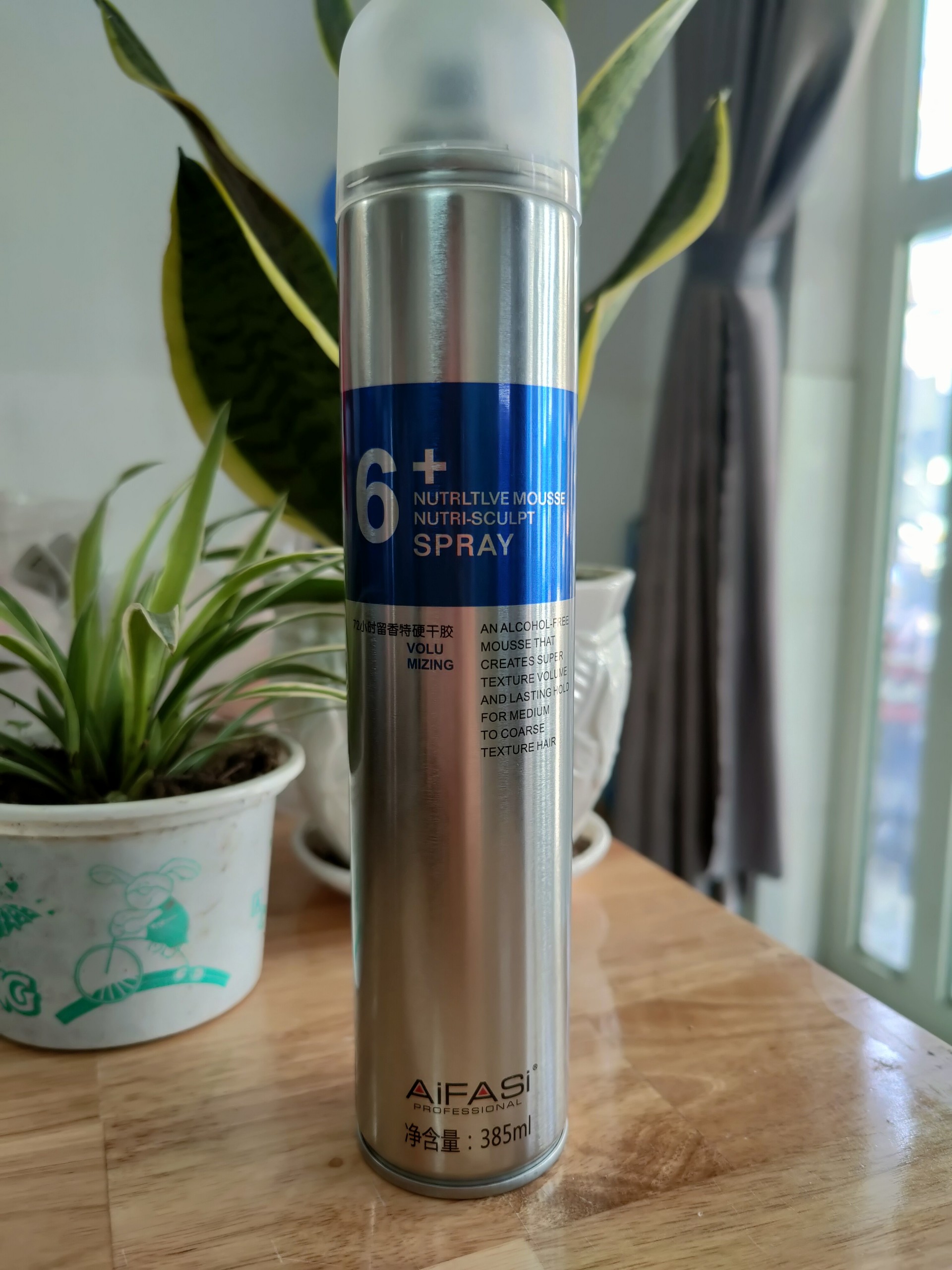 Xịt tạo kiểu tóc 6+ Volumizing AiFASi 385ml