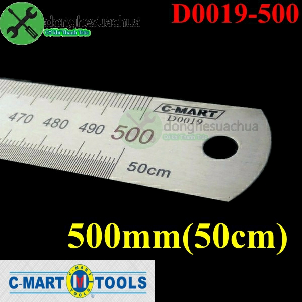 Thước lá c-mart d0019-500 500mm