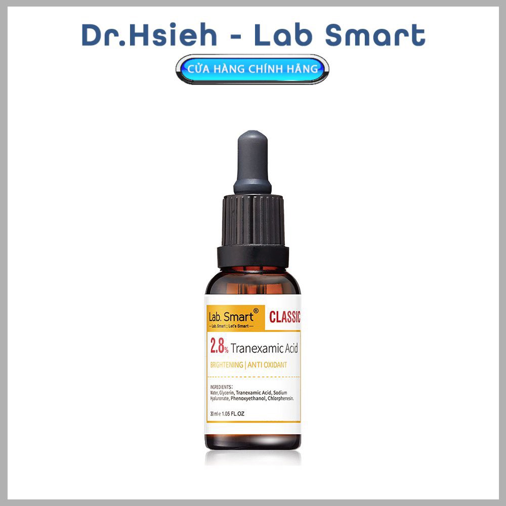Tinh chất serum [VÀNG CLASSIC] 2.8% Tranexamic Acid dưỡng trắng da, cải thiện nám 30ml Dr Hsieh Lab Smart Đài Loan