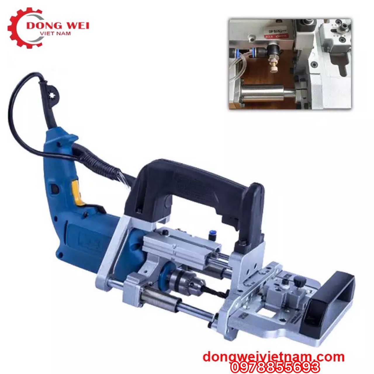 Máy khoan cam liên kết chốt gỗ