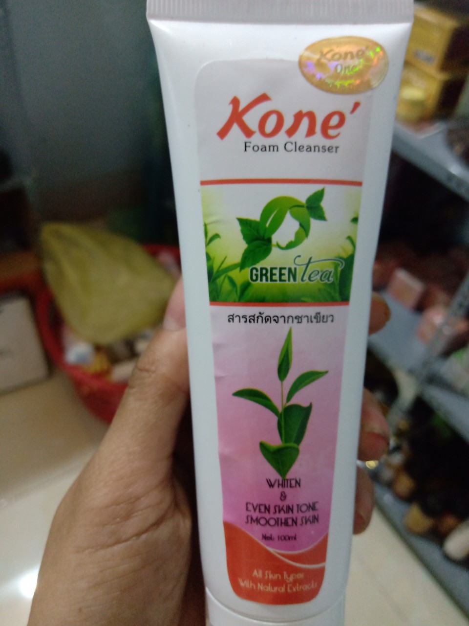 sữa rửa mặt chè xanh KONE thái lan