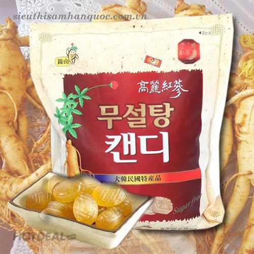 [HCM]KẸO SÂM KHÔNG ĐƯỜNG HÀN QUỐC - 500GR