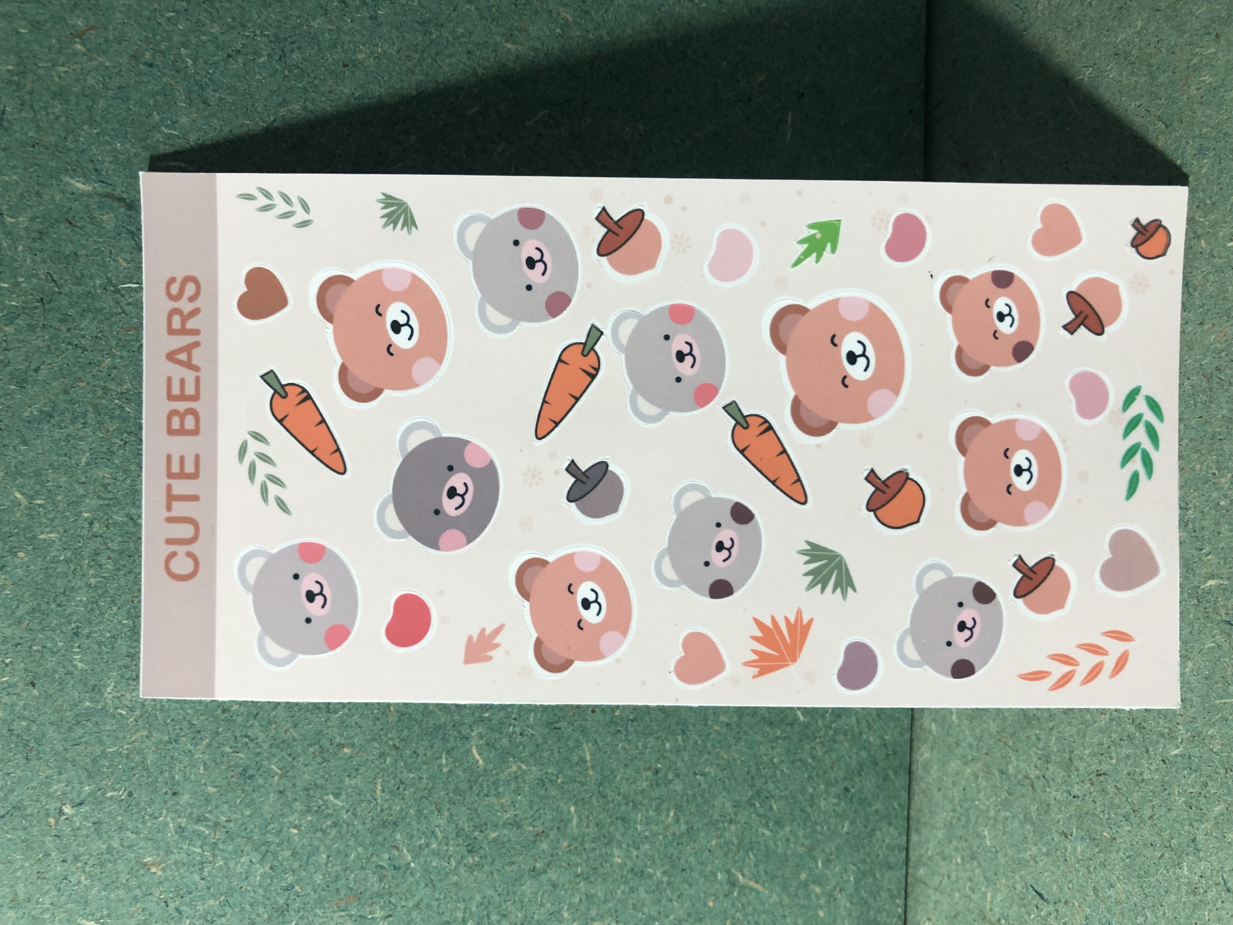 5 tờ) Sticker cute hình gấu đáng yêu [ĐỘC QUYỀN] | Lazada.vn