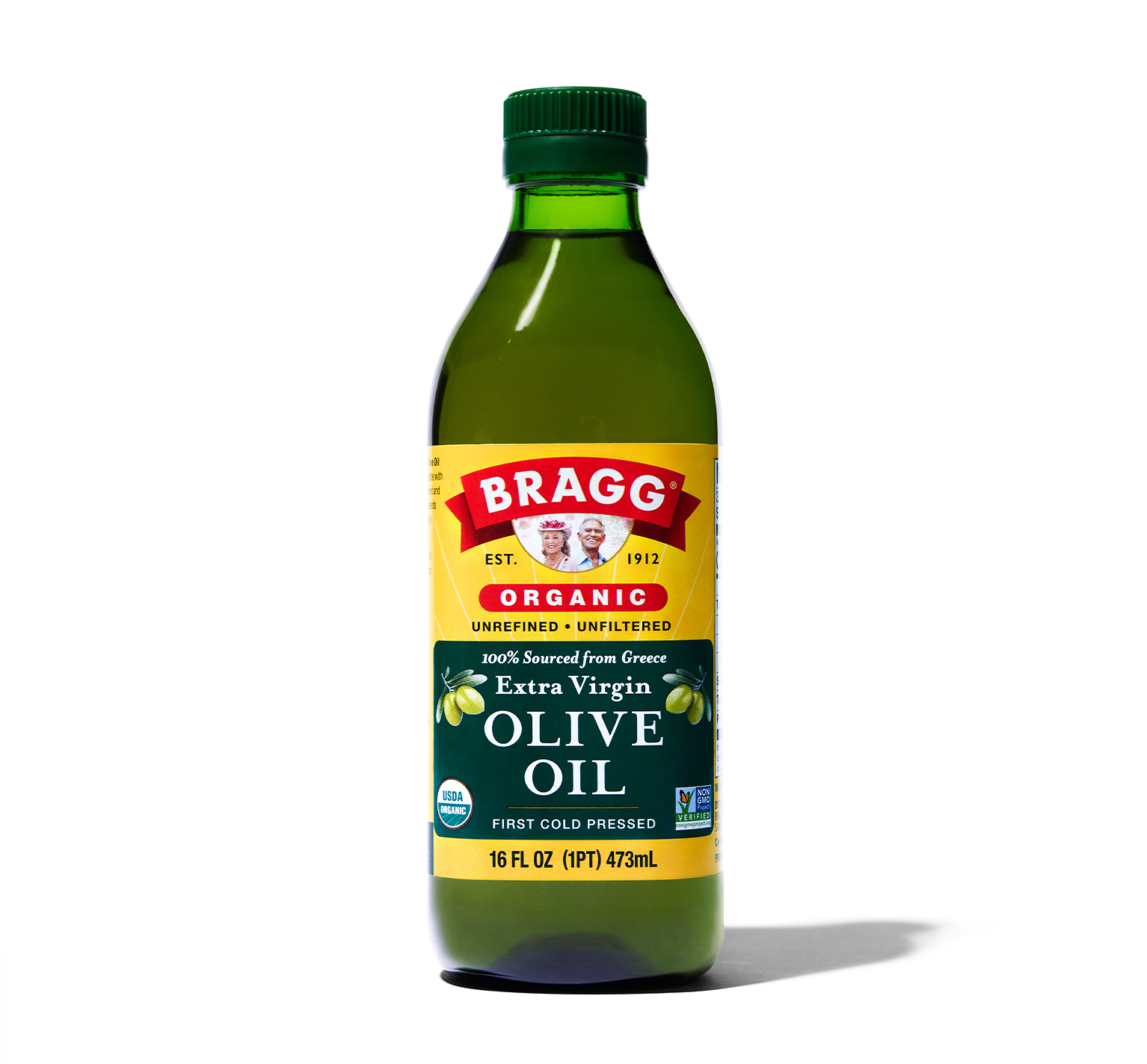 Bragg dầu extra virgin olive ép lạnh hữu cơ 473ml