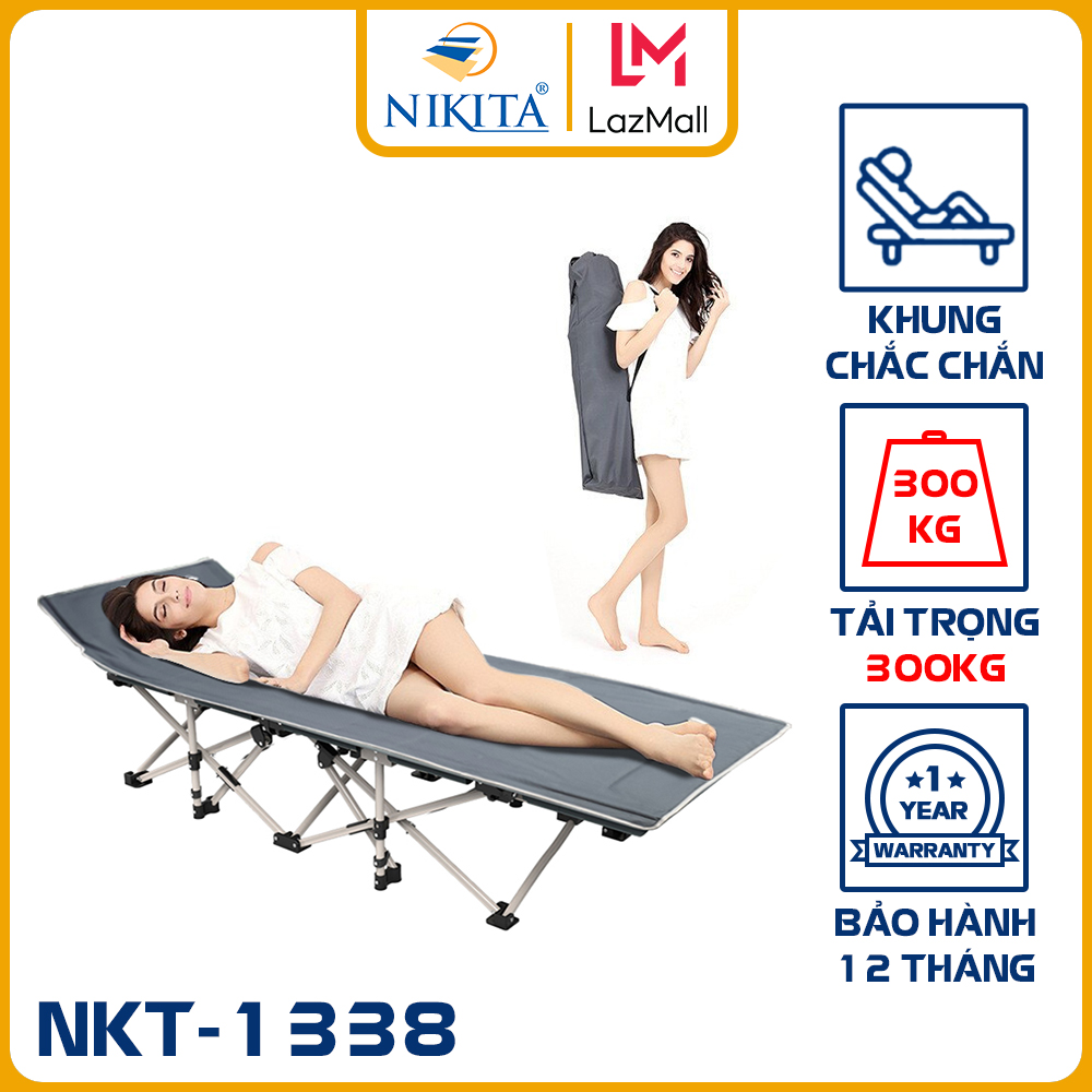 Giường xếp ngủ trưa - Giường gấp văn phòng - Giường xếp du lịch - Giường gấp gọn - TT01