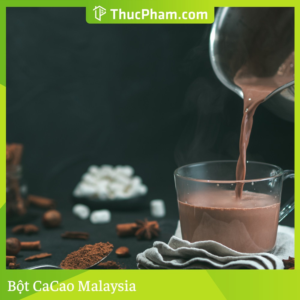 Bột Cacao Nguyên Chất 100% Malaysia - 100g - Hương Vị Đậm Đà