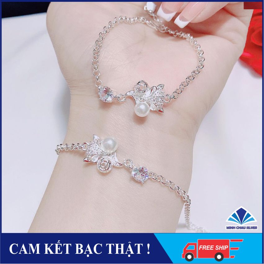 Lắc tay hồ ly bạc mẫu mới siêu xinh