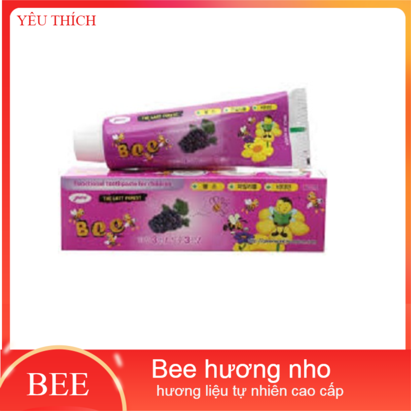 Kem đánh răng trẻ em Bee hương nho hộp 90g