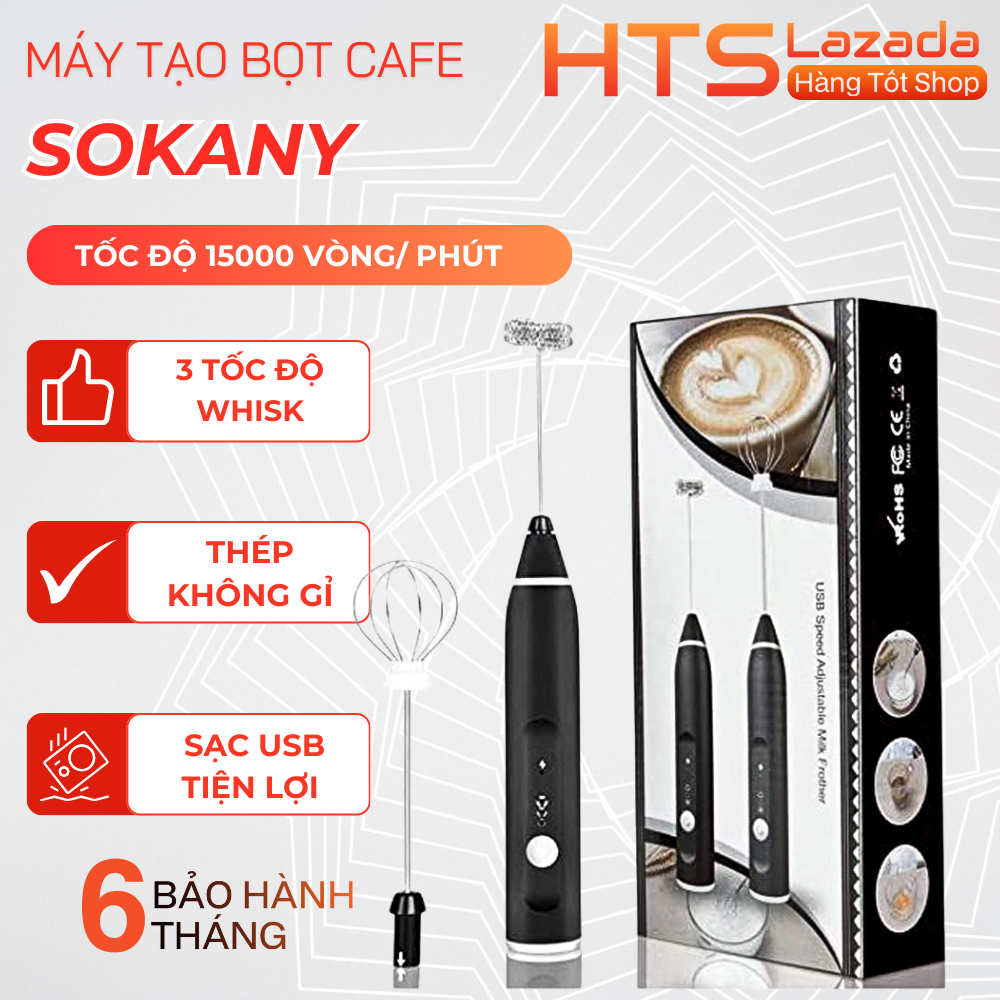 Máy Đánh Trứng Cầm Tay 3 Tốc Độ SẠC PIN LOẠI MỚI, Máy Tạo Bọt Cafe và làm CAPPUCHINO TẠI NHÀ, 2 Đầu Khuấy Inox, Máy Đánh Trứng Cao Cấp HÀNG MỚI Đẳng Cấp Khi Sử Dụng, Phới Đánh Trứng Mini