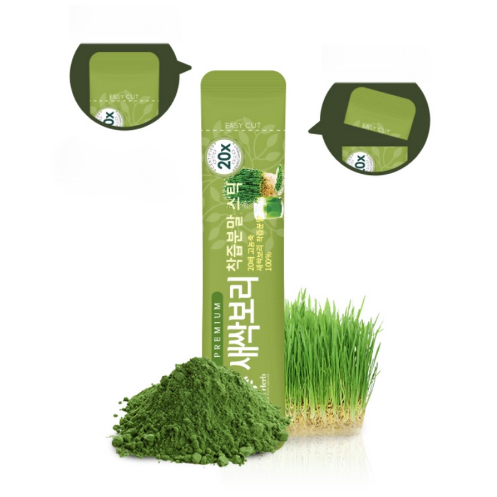 Nước ép mầm lúa mạch non cao cấp golden herb - bột lúa non golden herb