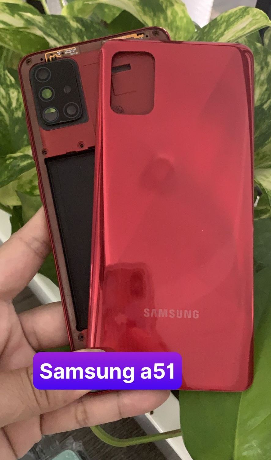 Bộ vỏ sườn samsung a51 zin hàng cao cấp