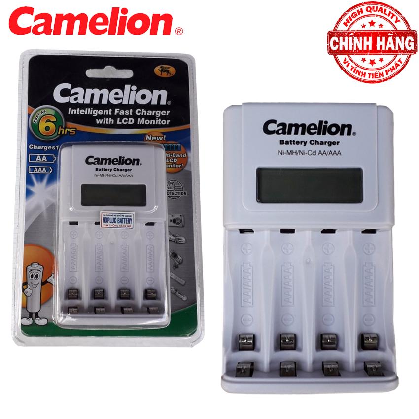 Bộ sạc Pin tiểu AAA (3A) và AA (2A) màn hình LCD - Camelion BC-1012-DB ( BC-1012 )