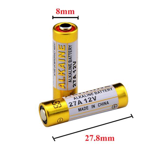 1 viên Pin 27A 12V Alkaline Siêu bền - Dùng cho Remote, Cảm biến, Báo Trộm, Cửa cuốn, Bút trình chiếu
