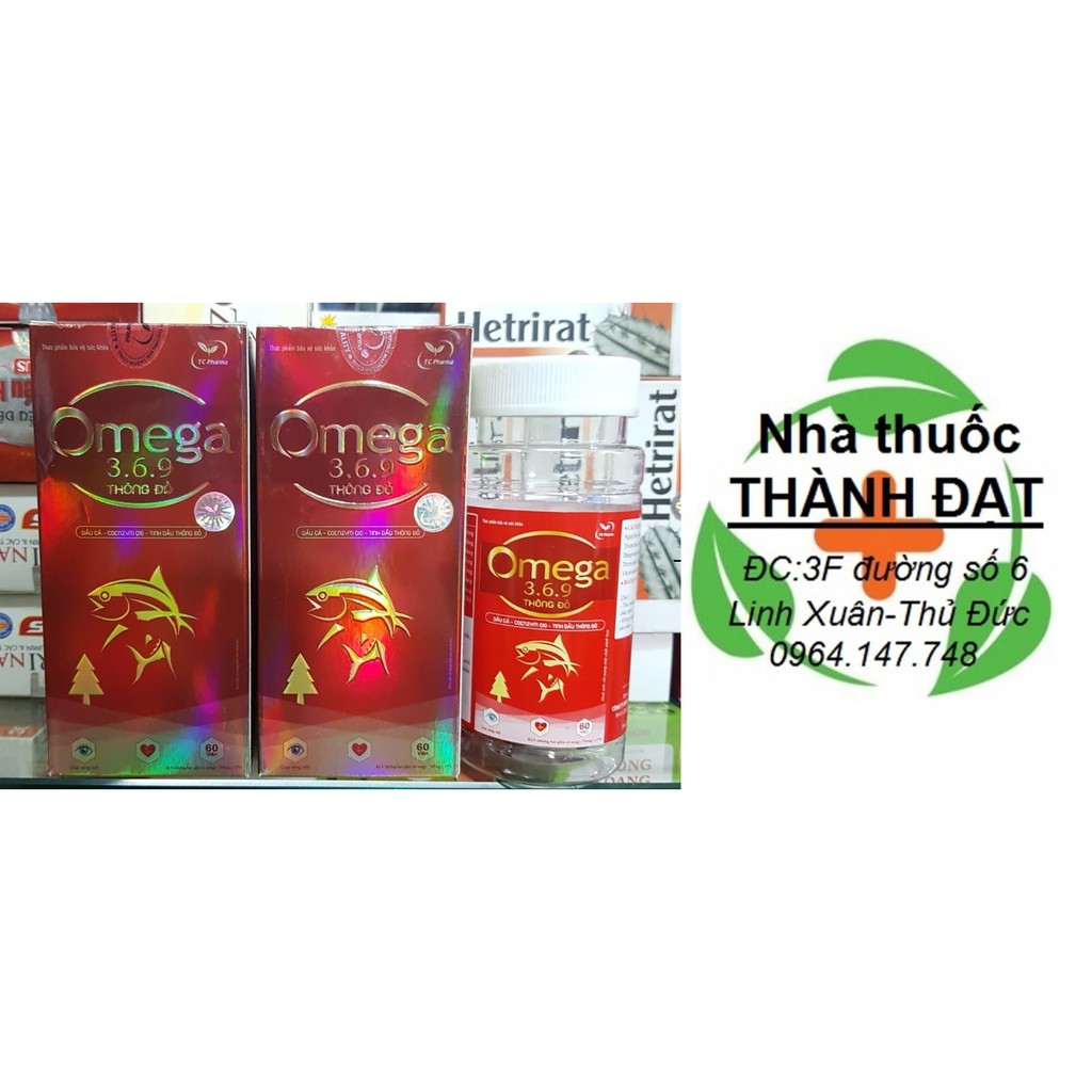 Omega 369 thông đỏ dầu cá coenzymq10