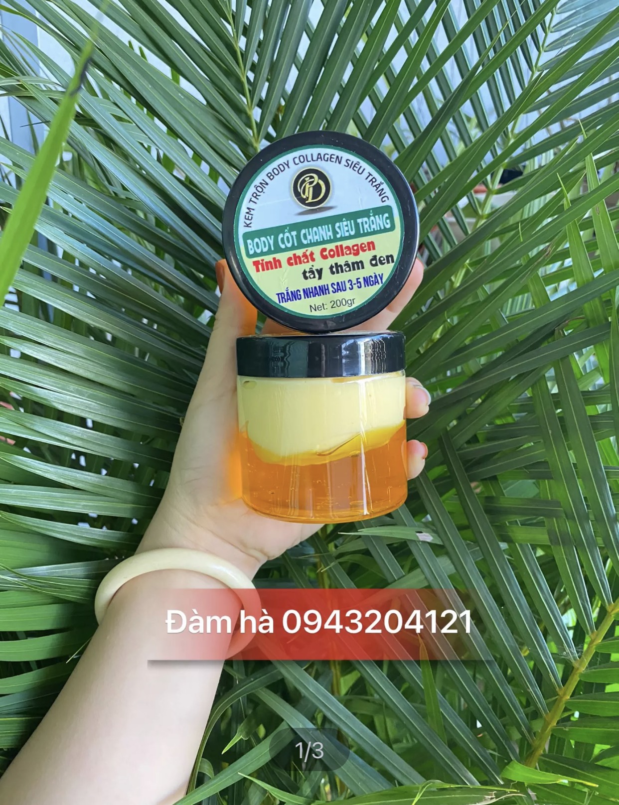 Kem Body Cốt ủ body siêu trắng Thái Lan