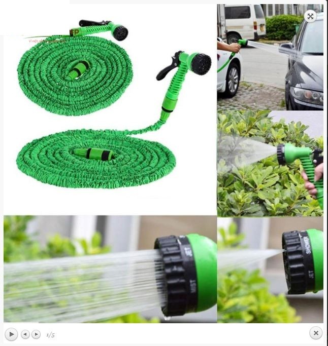 Vòi xịt rửa giãn nở Magic Hose 7.5m LV105