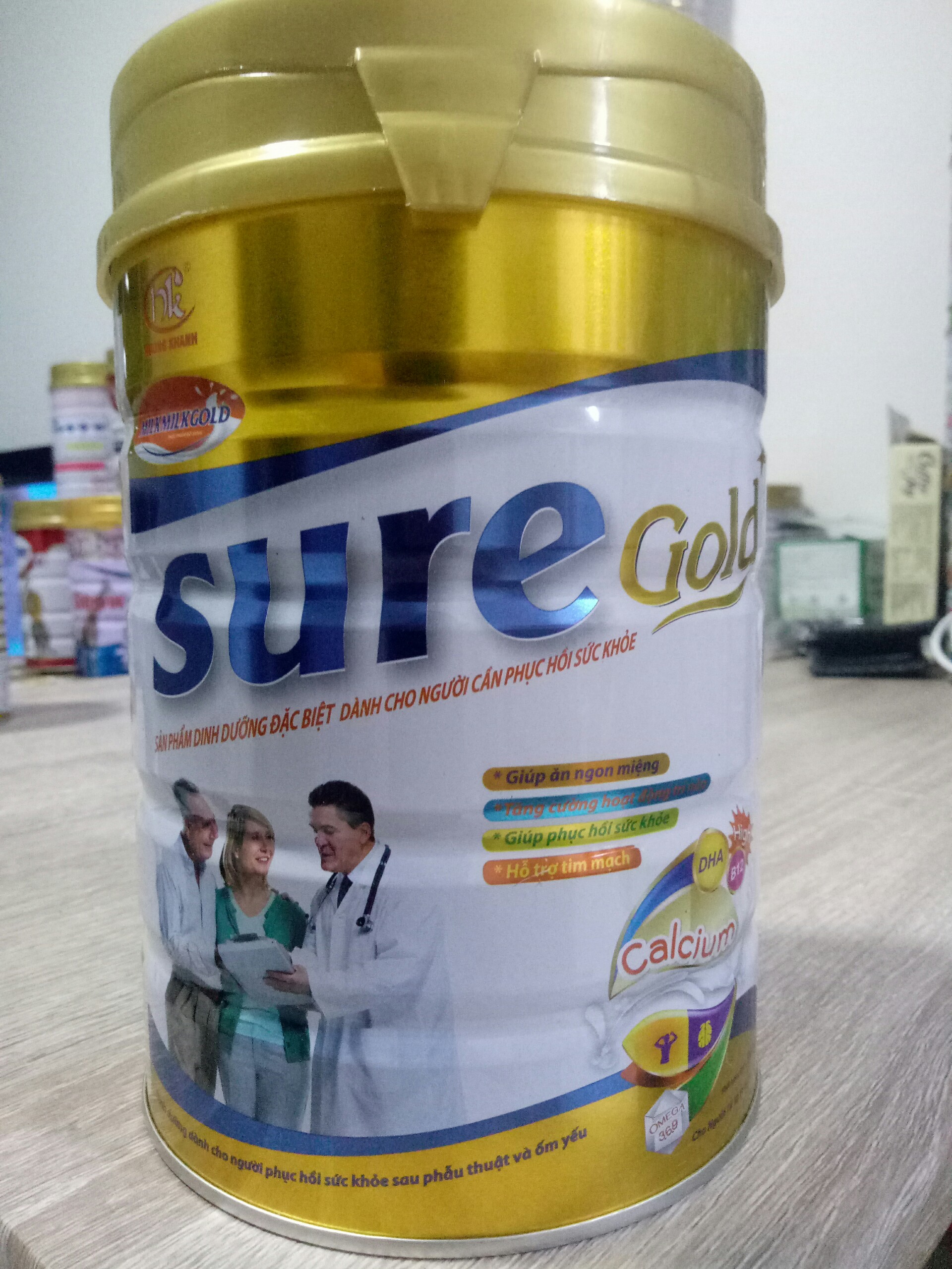 Sữa MILKMILK SURE GOLD 900g (dành cho Người cao tuổi cần phục hồi sức khỏe)