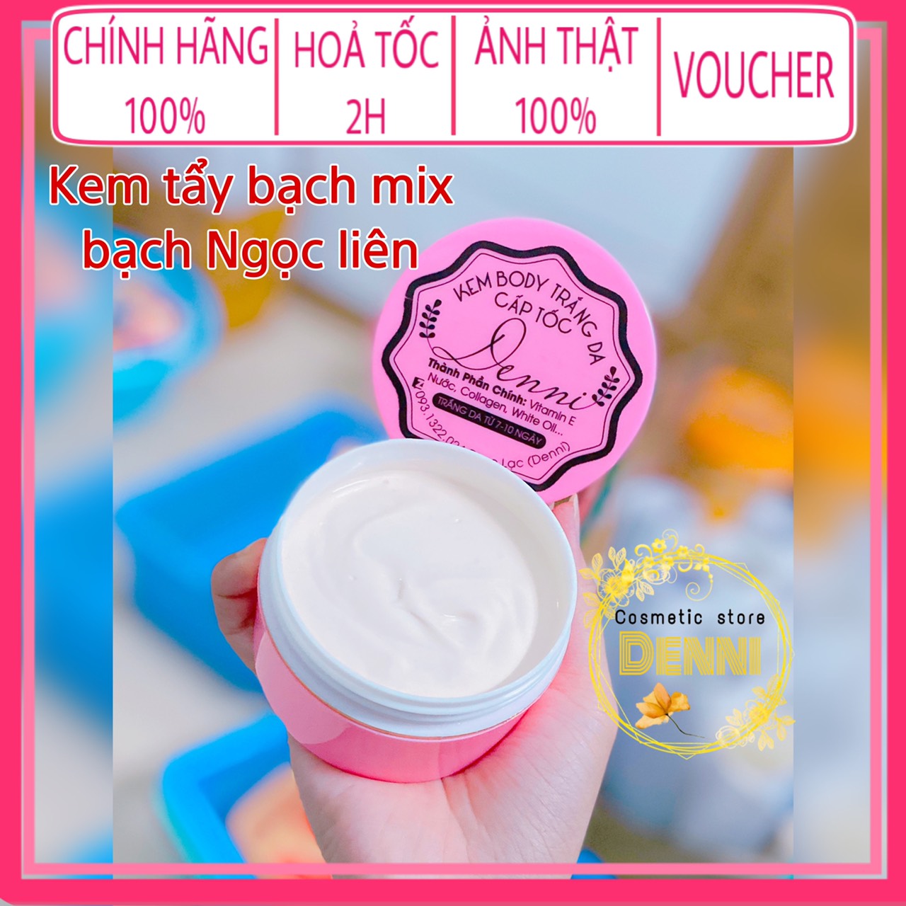 Hủ 100g tẩy hồng bạch xiu trắng