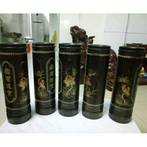 Ống đựng Nhang Gỗ cao cấp