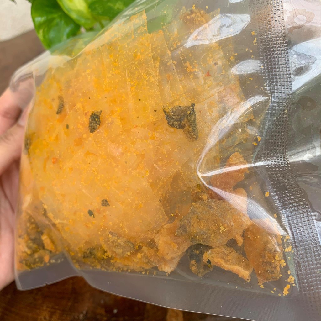 Bánh tráng phomai da cá