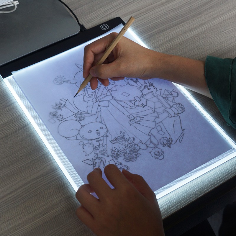 Bảng hắt sáng - led 3 chế độ size a4