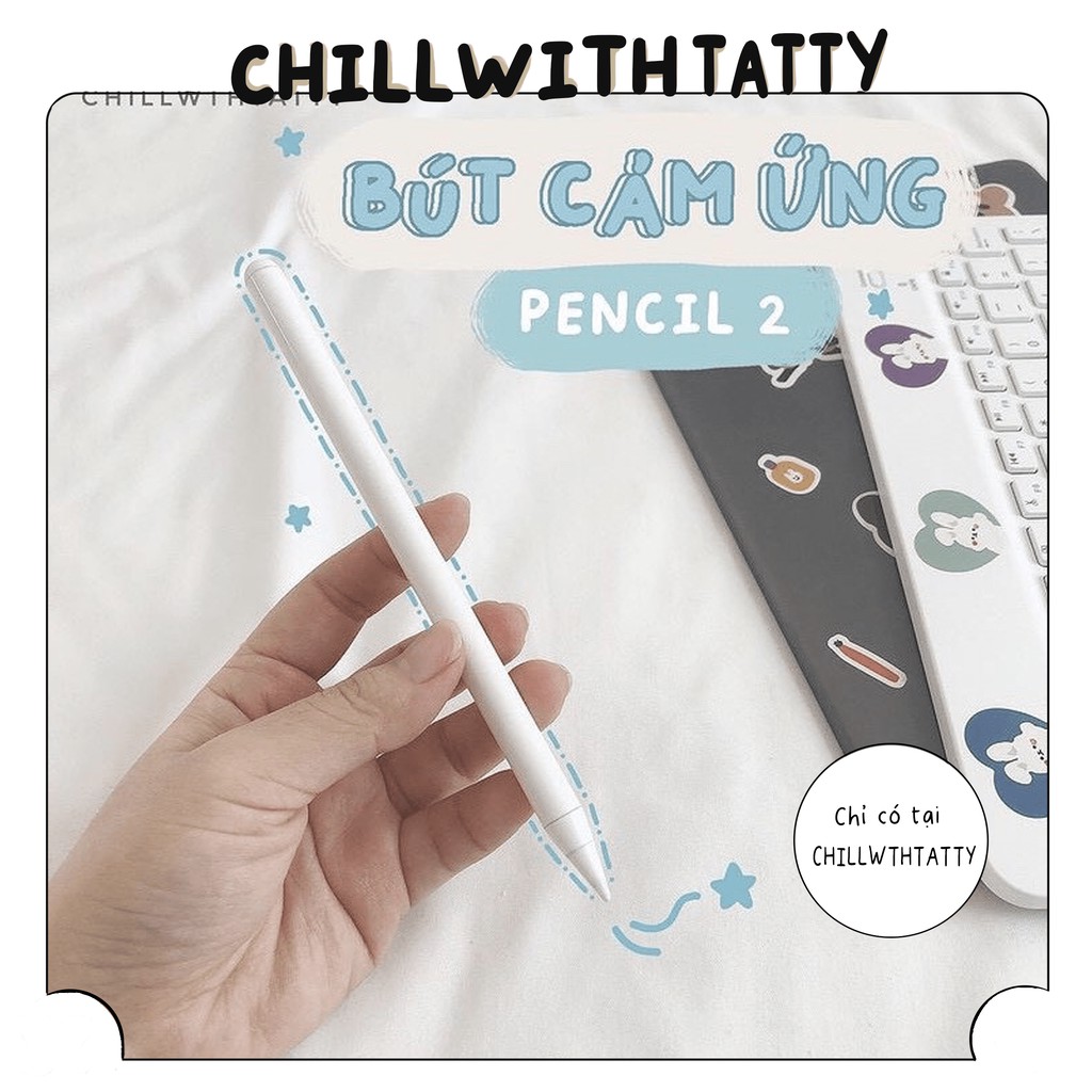 Bút Cảm Ứng Stylus Pencil Gen 2 Cho iPad Máy Tính Bảng,Điện thoại, Android