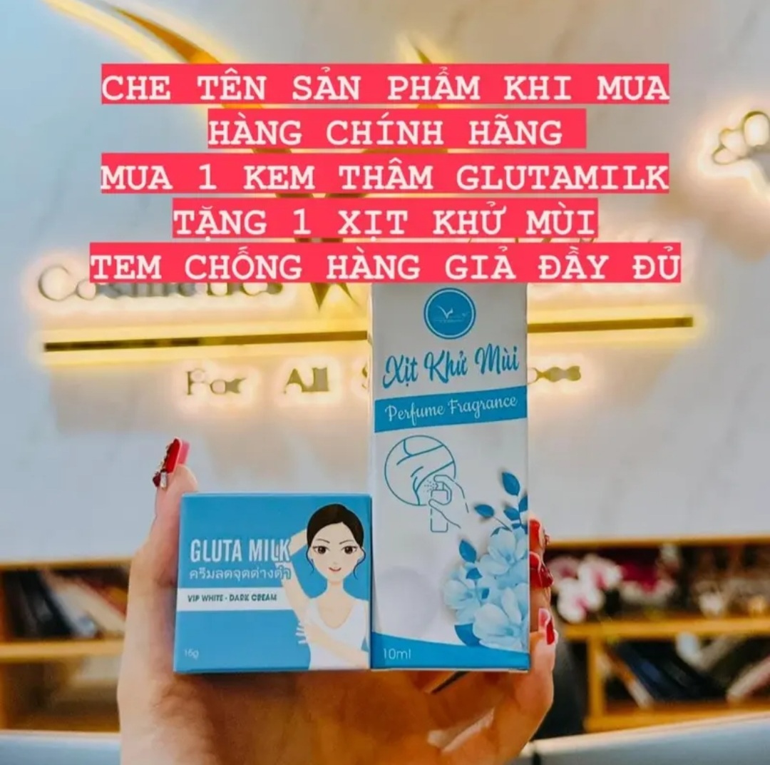 Kem Thâm nách Gluta milk chính hãng
