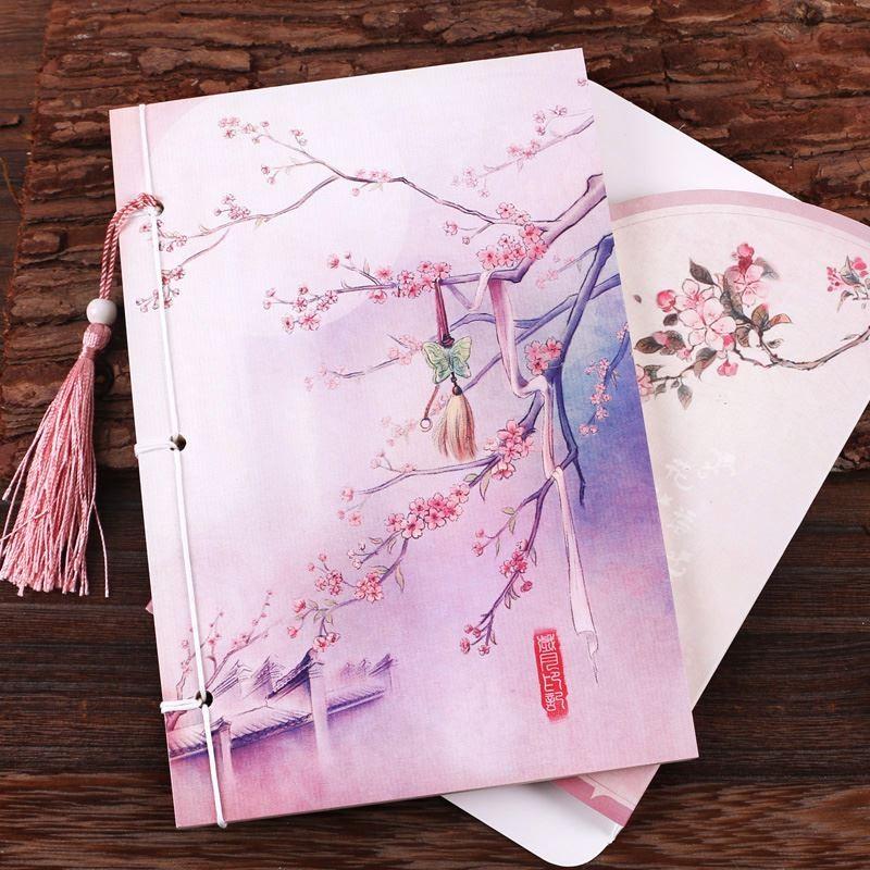 Sổ tay cổ trang trung quốc cosplay tam sinh tam thế sổ cổ phong dây tuyến