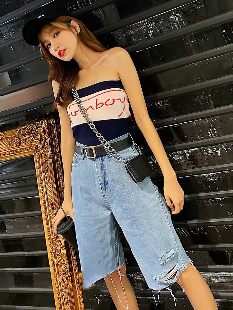 [HCM]Quần jean ngố / lửng big size lưng cao phom rộng đẹp thời trang hot trend loang 2 màu chất vải dày dặn thiết kế ôm gọn đôi chân che đi khuyết điểm đôi chân to của nàng béo