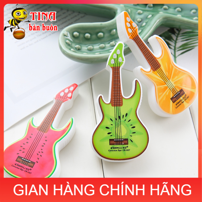 Bút xóa kéo hình cây đàn siêu dễ thương, dụng cụ tẩy xóa E563