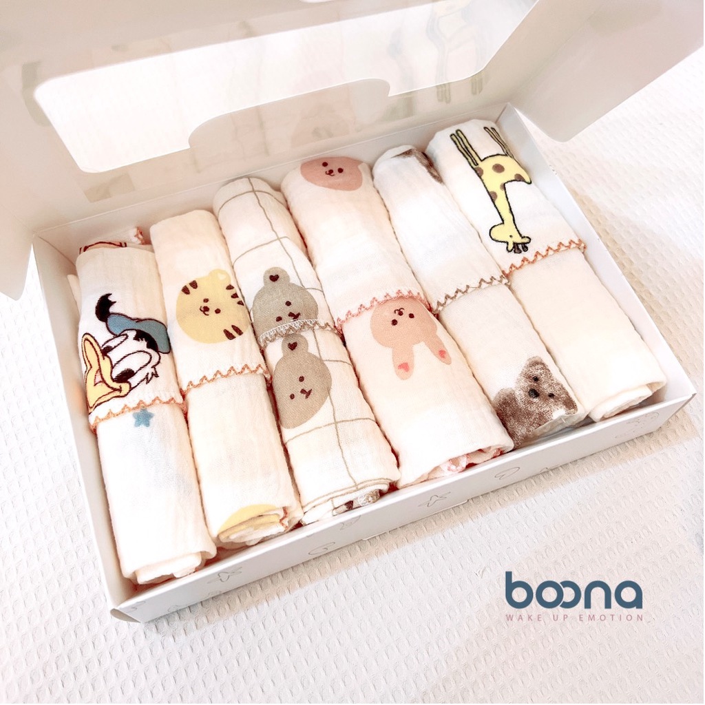 Khăn sữa - khăn xô muslin siêu mềm, mịn rửa mặt, tắm cho bé sơ sinh