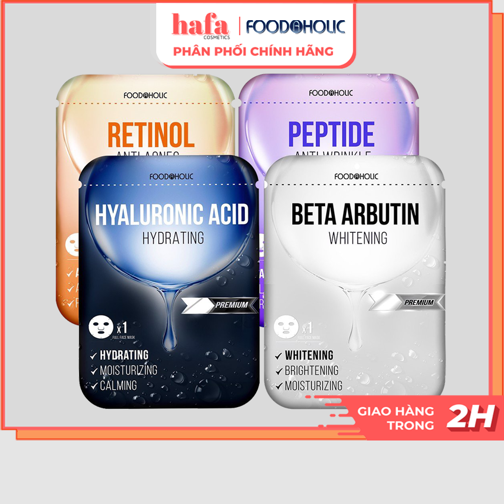 Mặt Nạ Dưỡng Trắng, Dưỡng Ẩm, Chống Lão Hóa Foodaholic Mask 23ml _ Foodaholic Chính Hãng