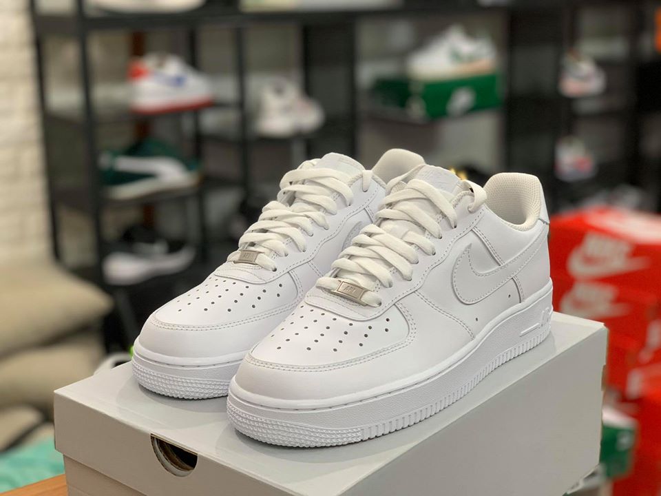 Giày Nike Af1 Trắng_Vệt Đen Hot Trend Full+Box, Thời Trang Mới Ƞhất 2022 |  Lazada.Vn